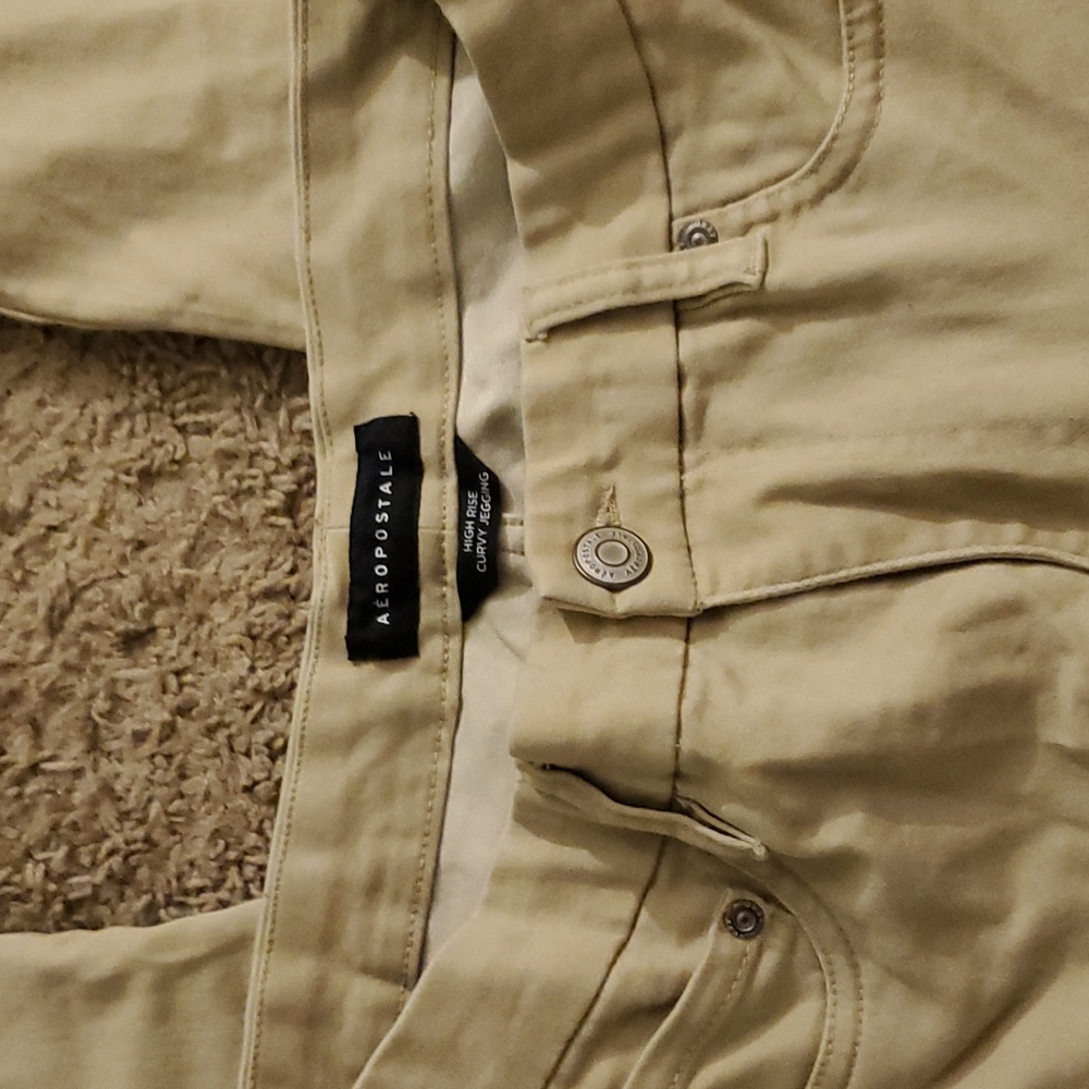 size 10 aeropostale khakis jeggings
